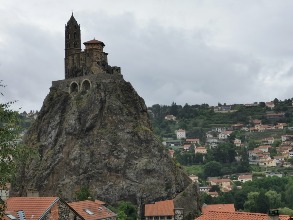 Le Rocher Aiguilhe, au Puy